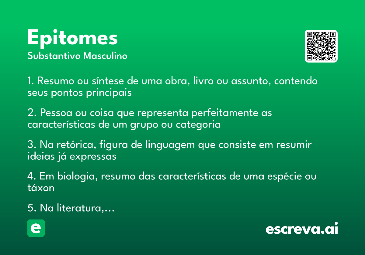 epitomes