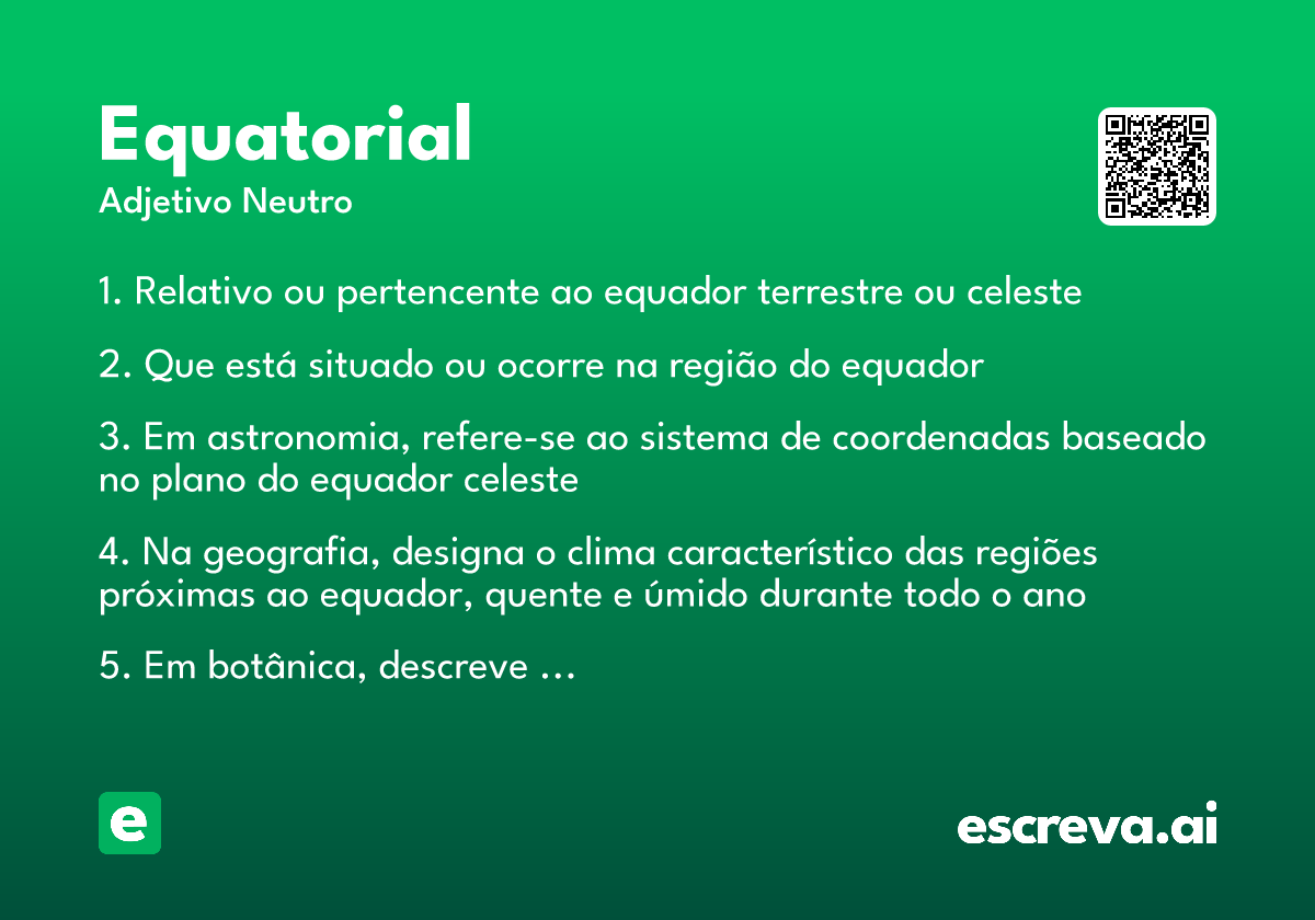 equatorial