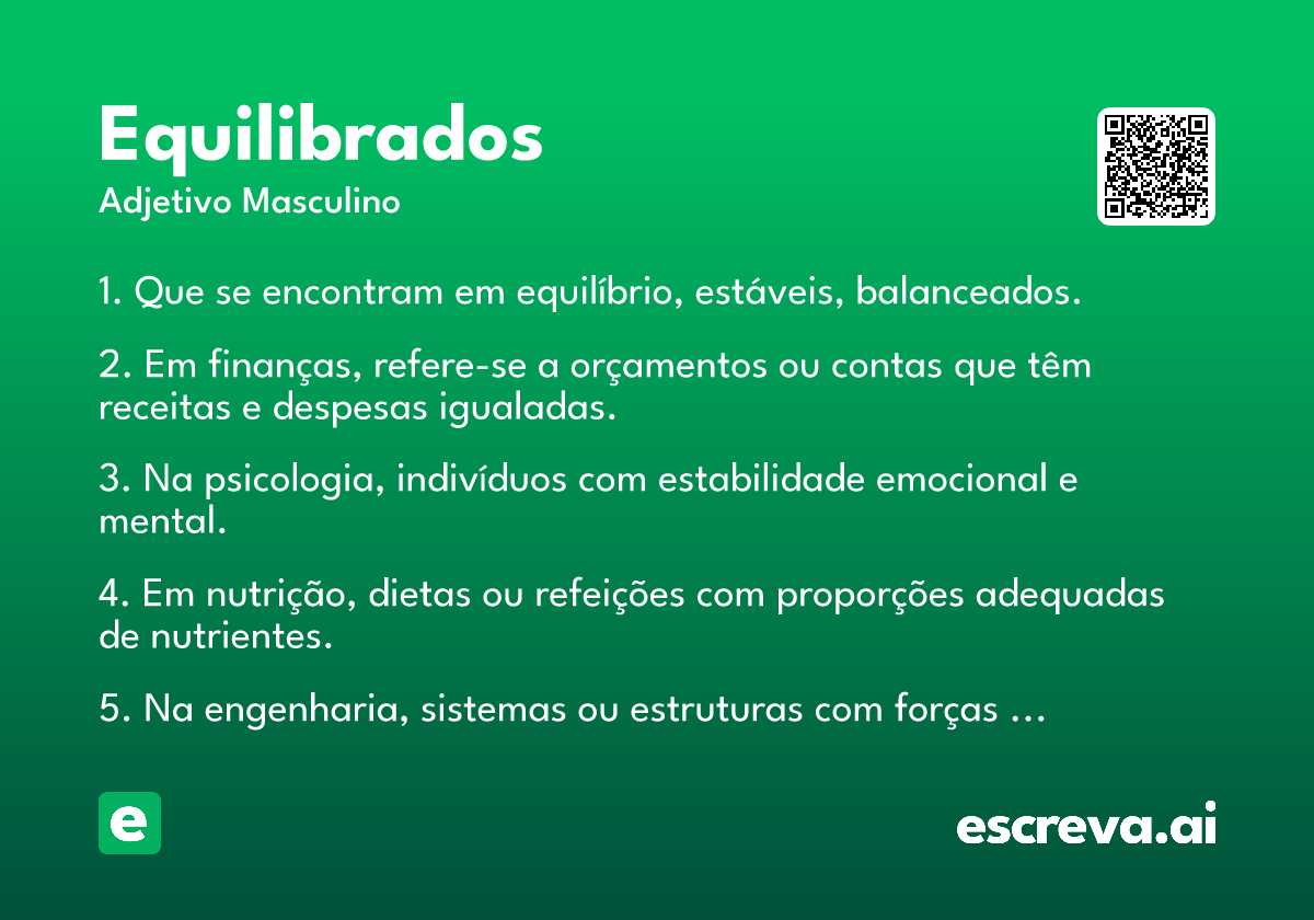 equilibrados