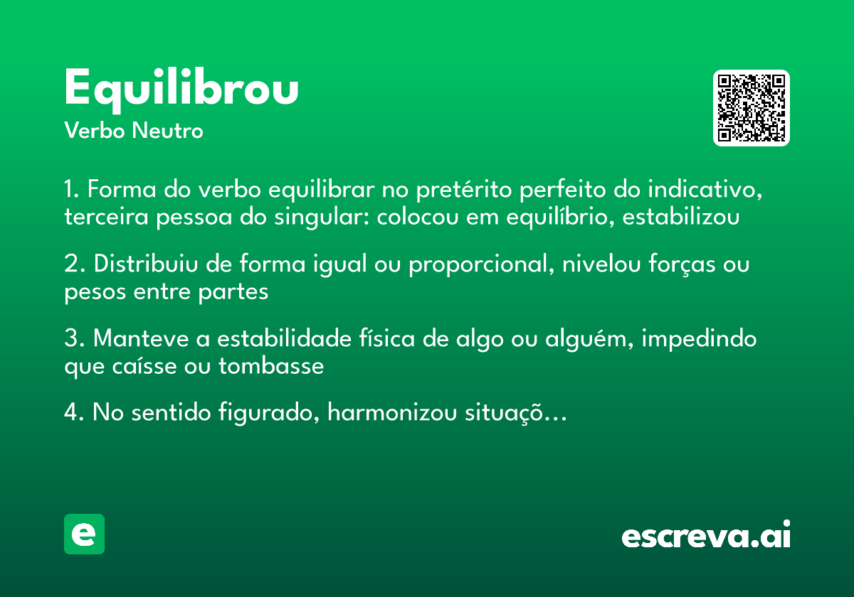 equilibrou