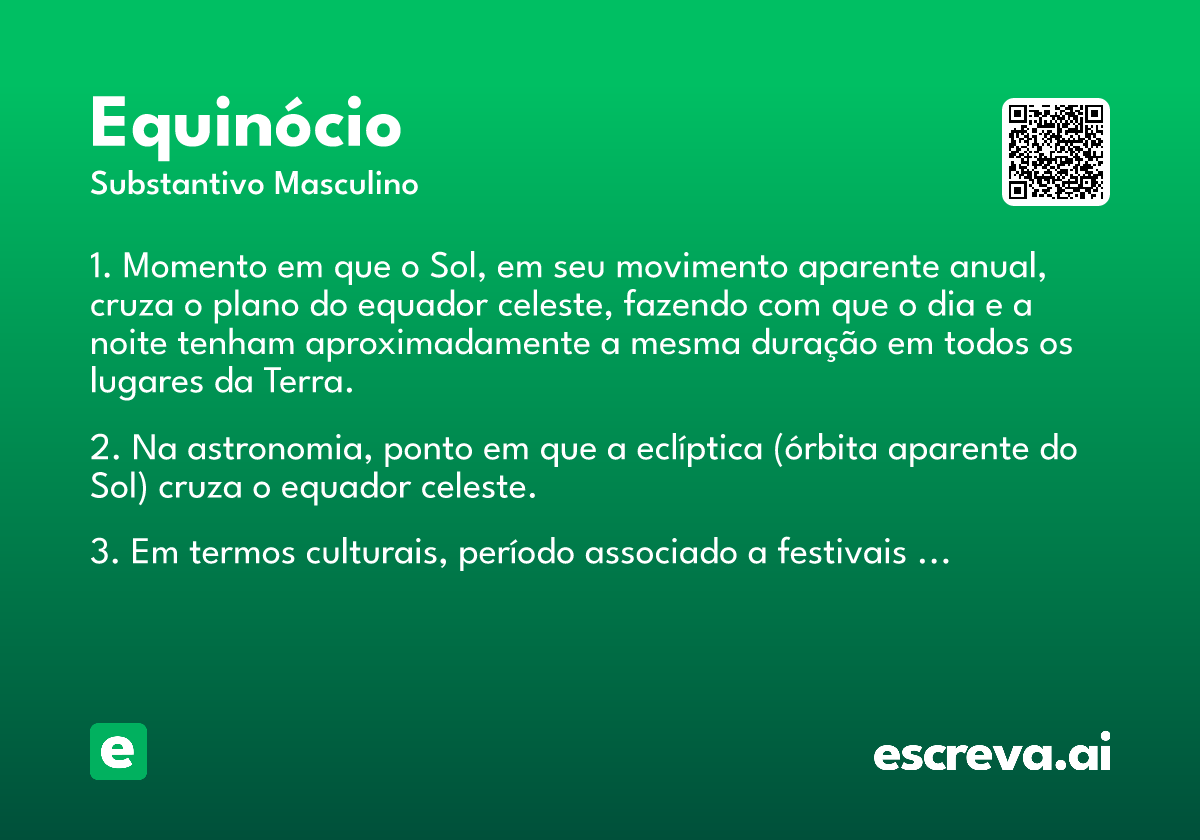 Equinócio