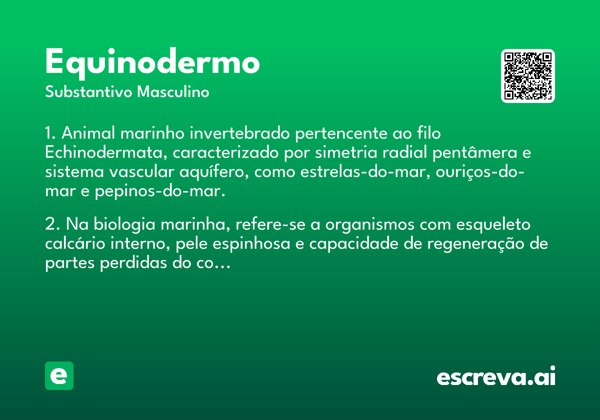 equinodermo