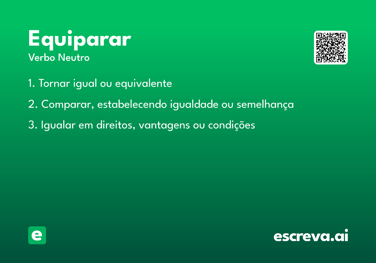 equiparar