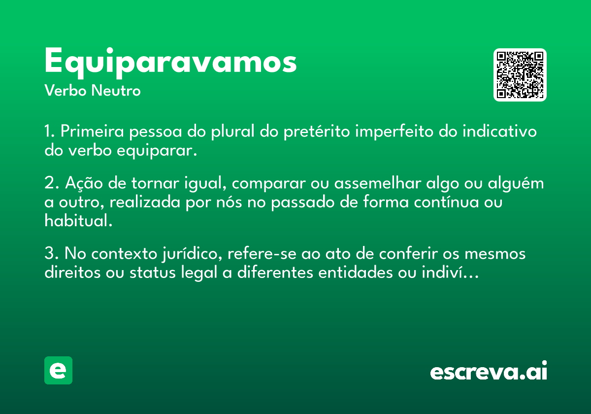 equiparavamos