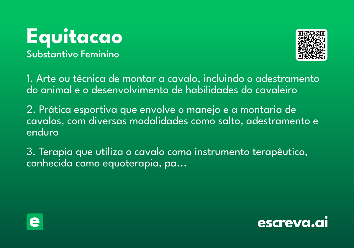 equitacao