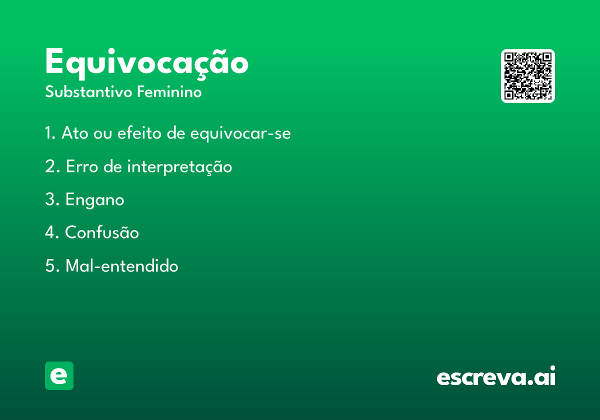 equivocação