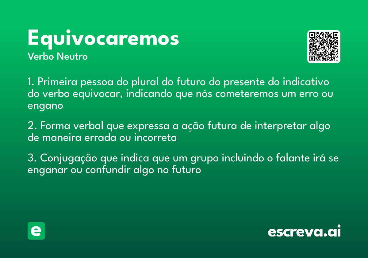 equivocaremos