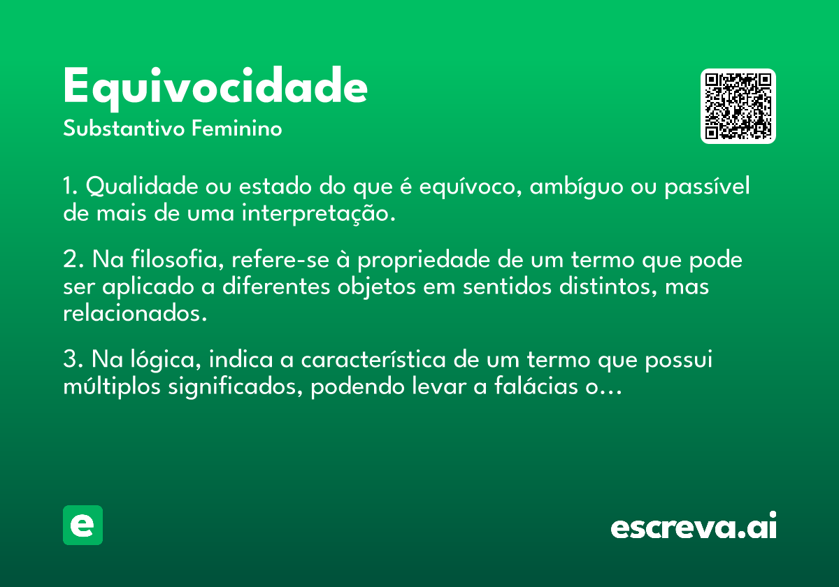 equivocidade