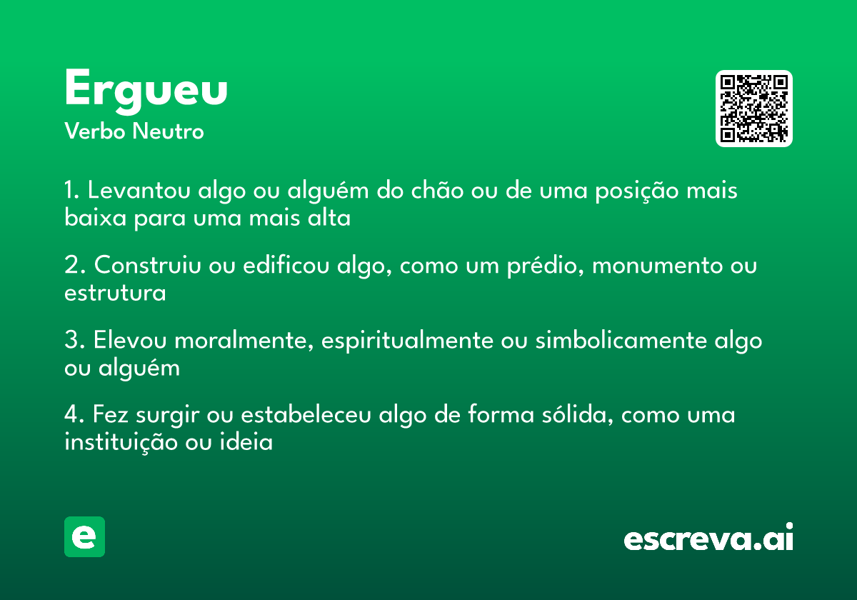 ergueu