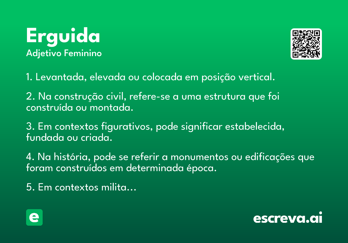 erguida