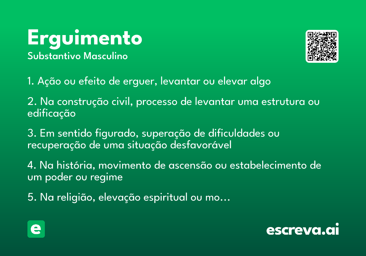 erguimento