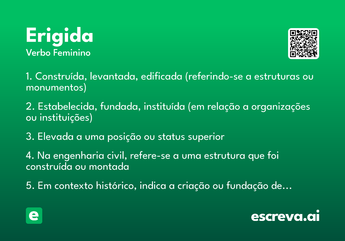 erigida