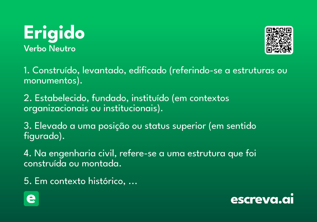 erigido