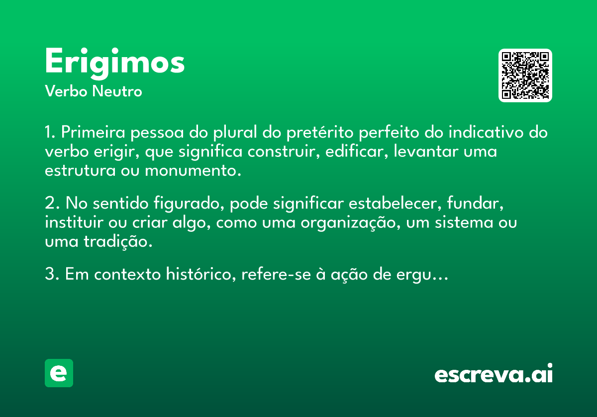 erigimos
