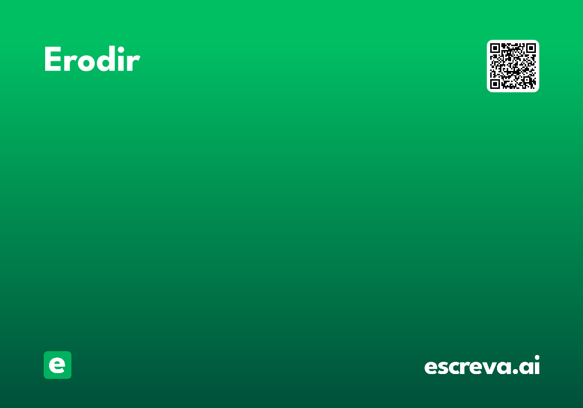erodir