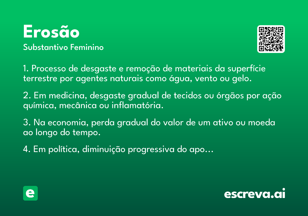 erosão