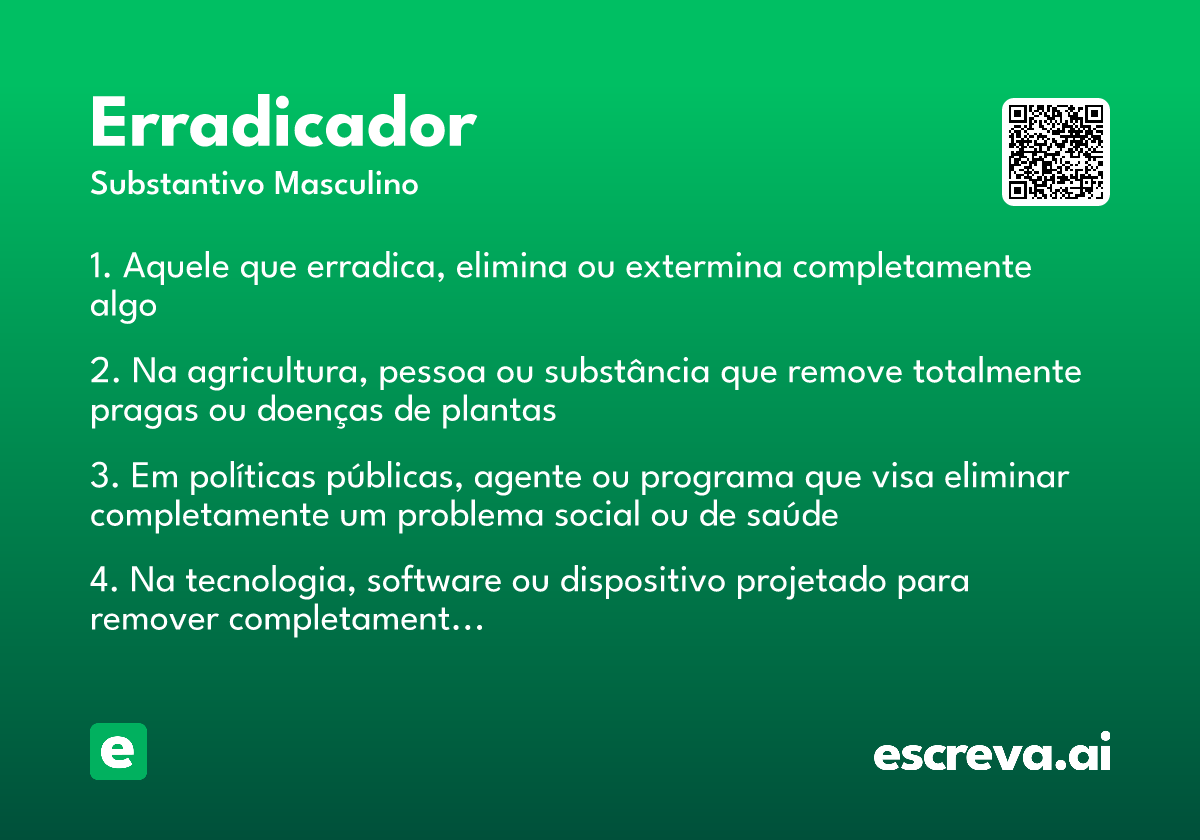 erradicador