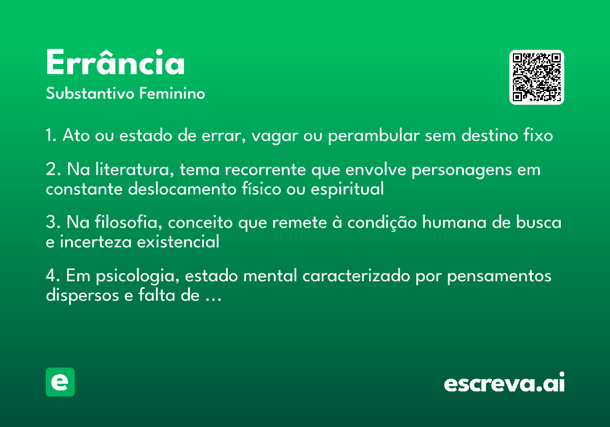 errância