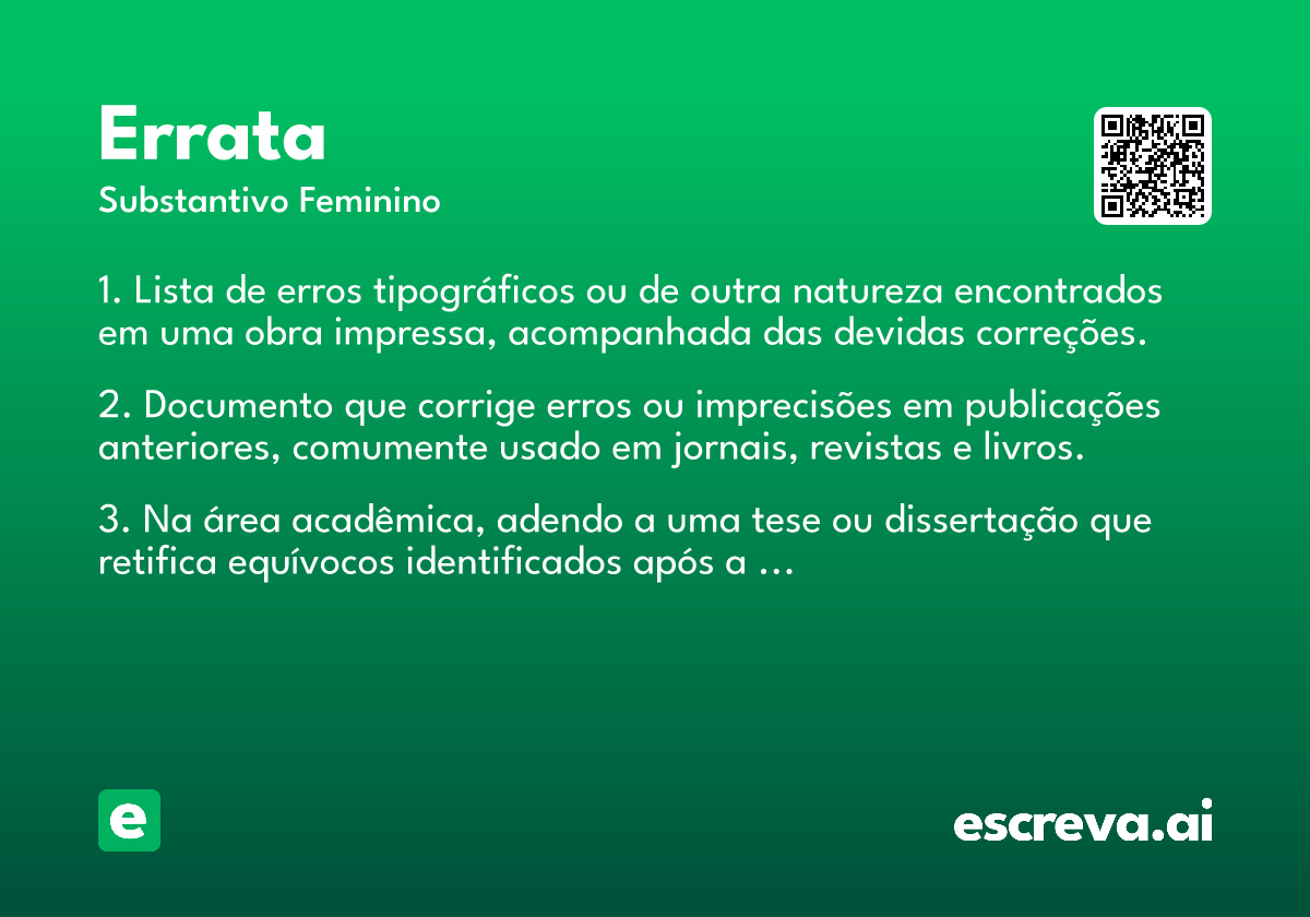 errata