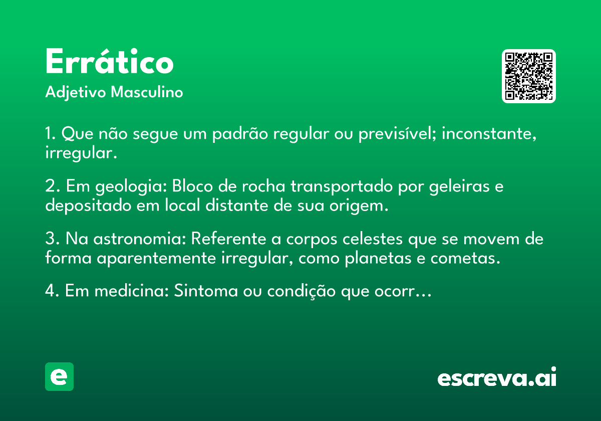 errático