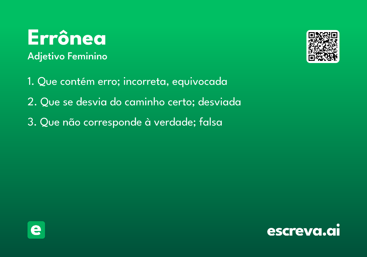 errônea