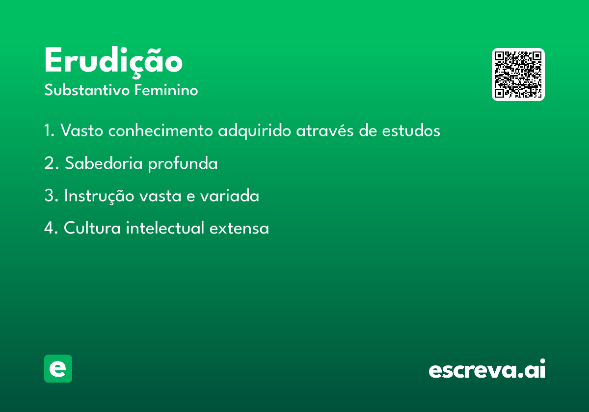 erudição