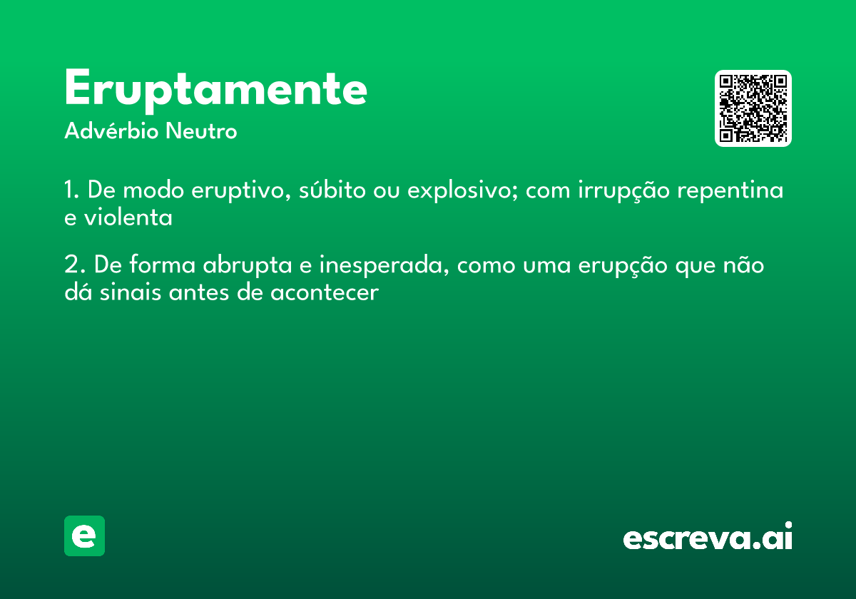 eruptamente