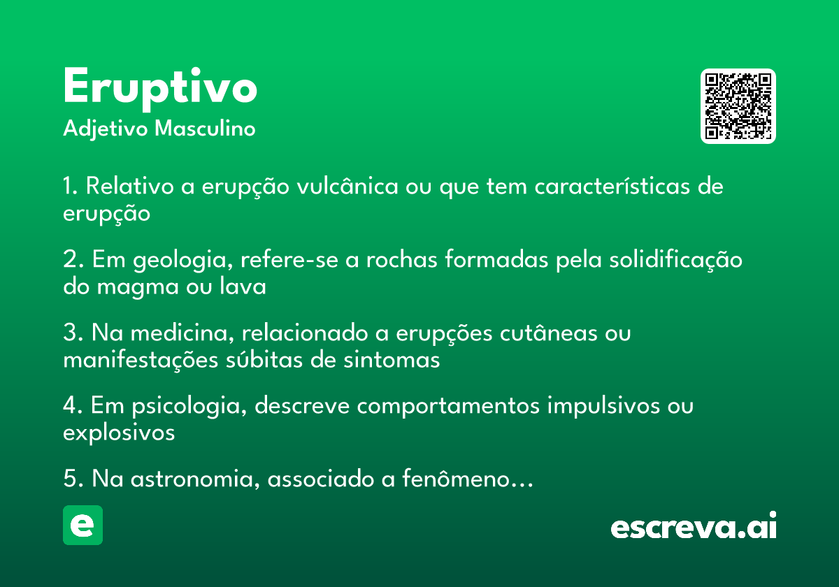 eruptivo
