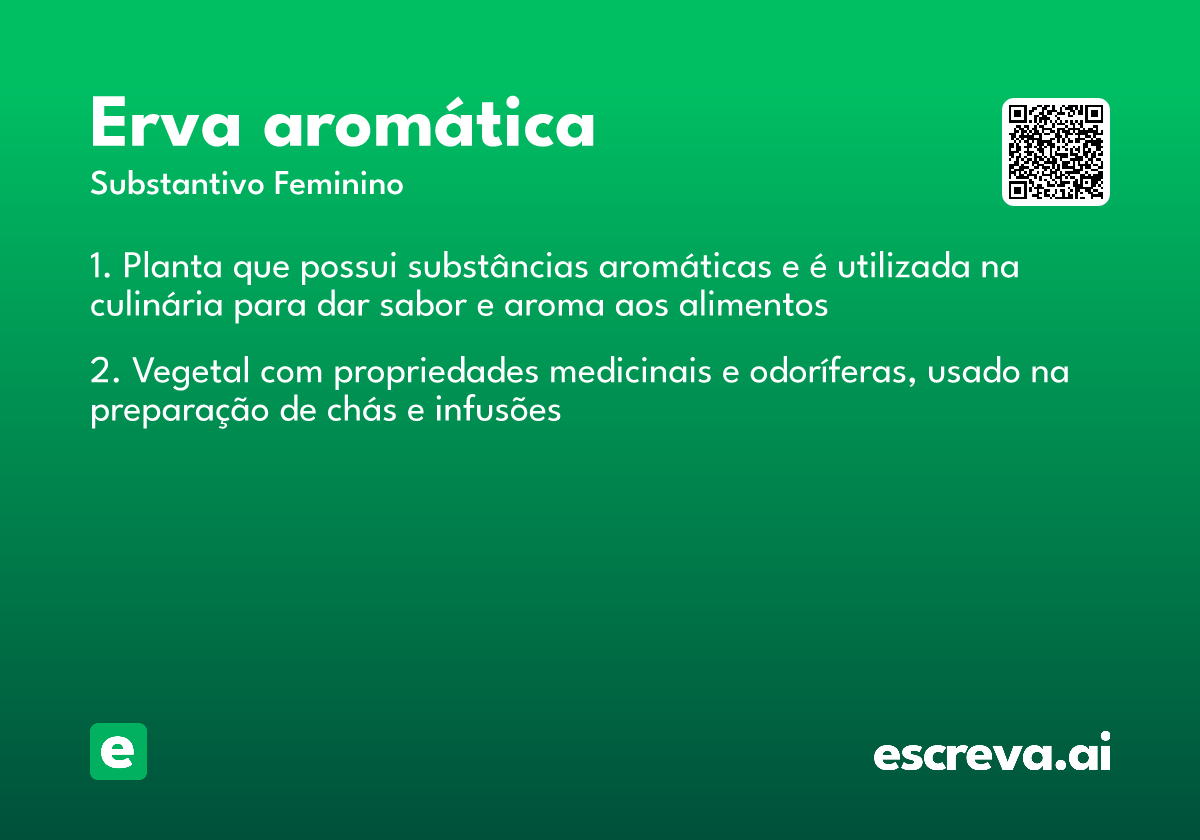 erva aromática