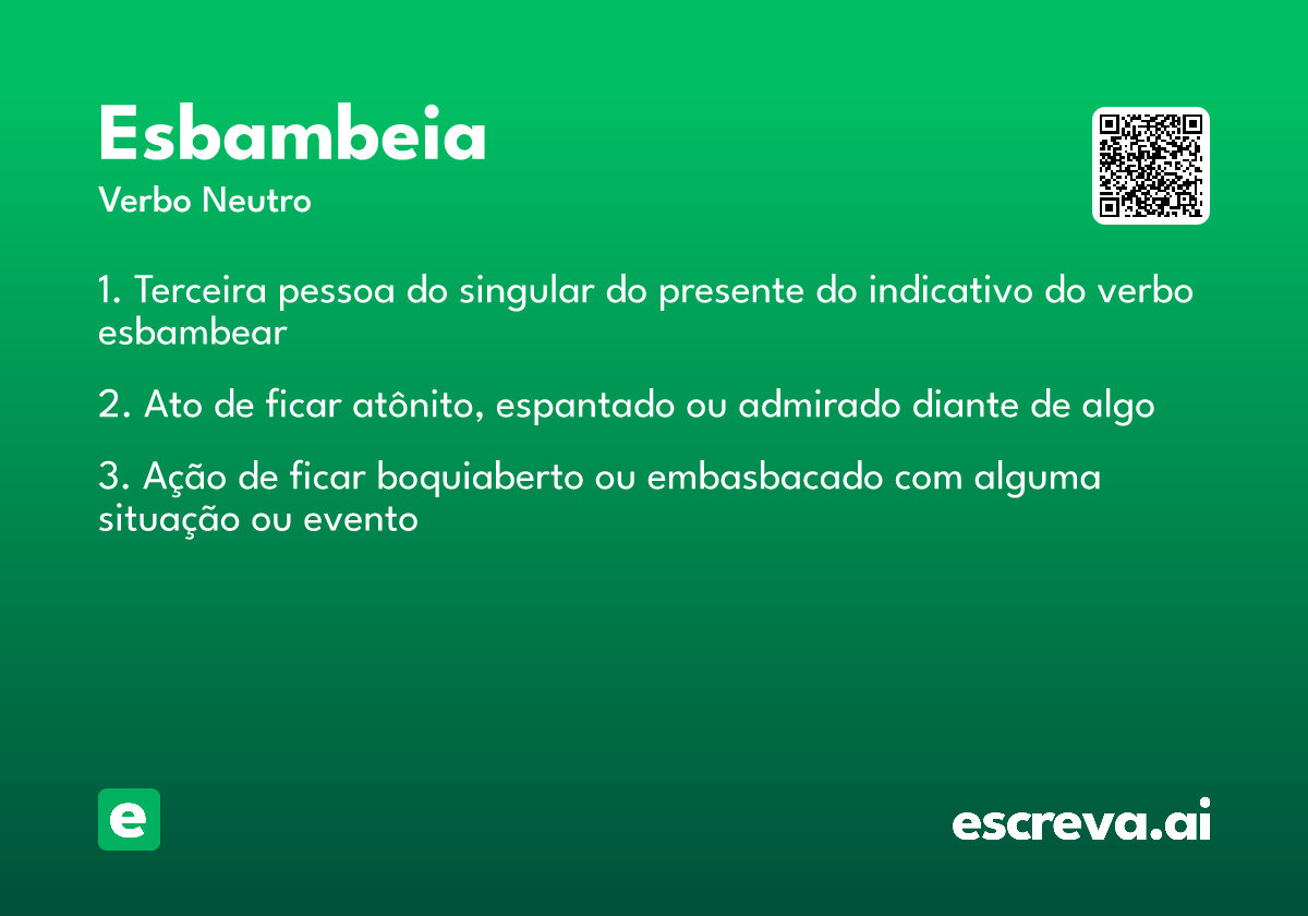 esbambeia