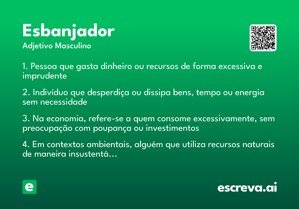 esbanjador