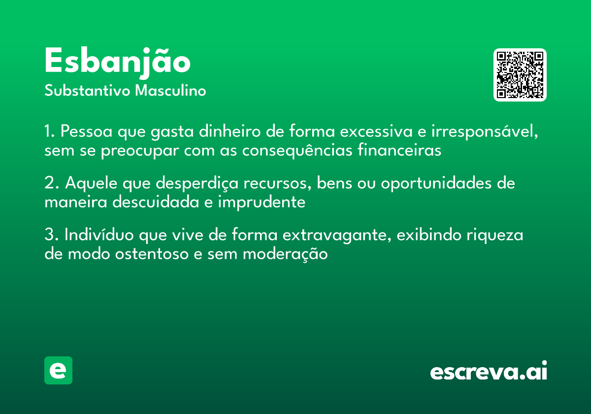 esbanjão