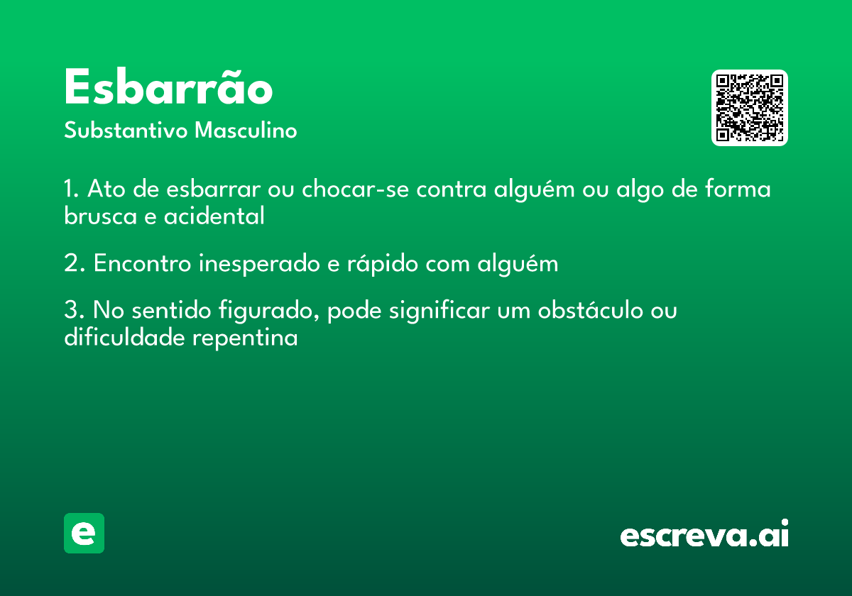 esbarrão
