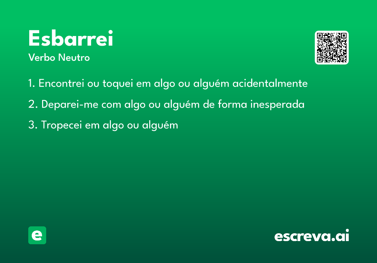 esbarrei