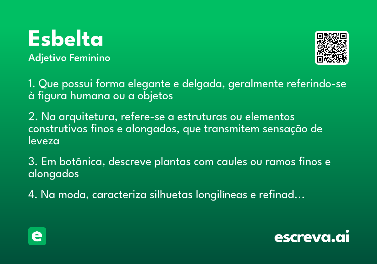 esbelta