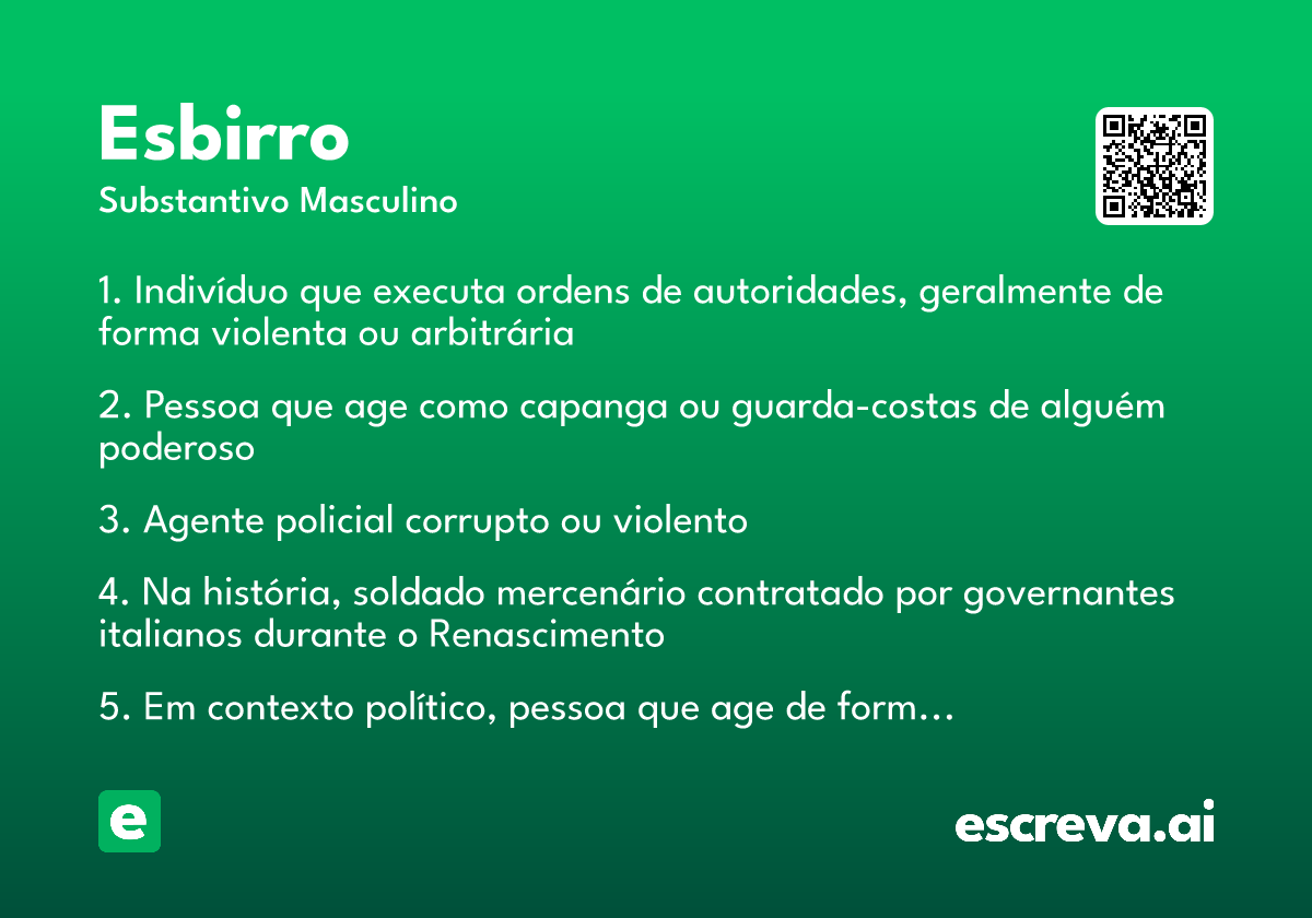 esbirro