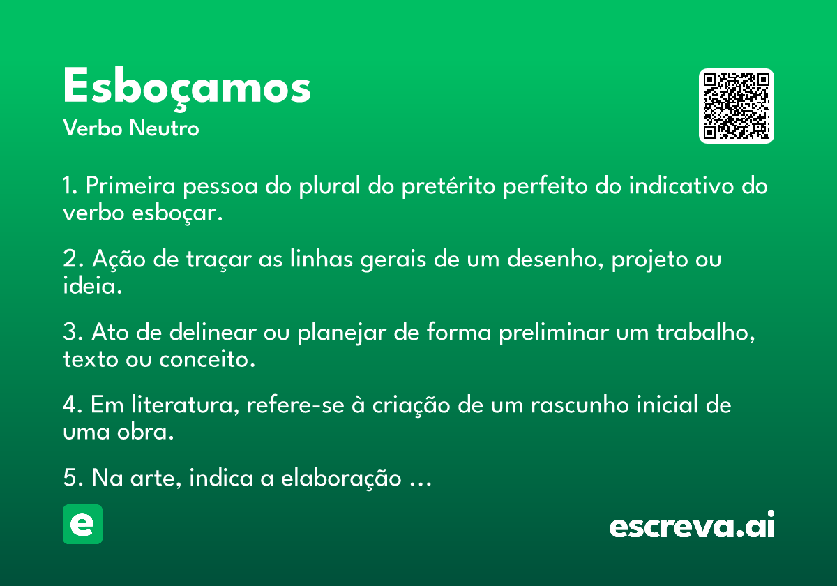 esboçamos
