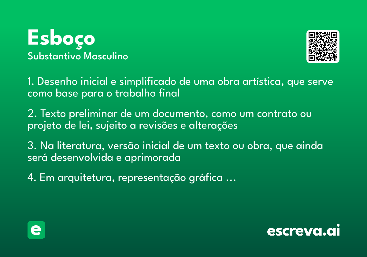 esboço