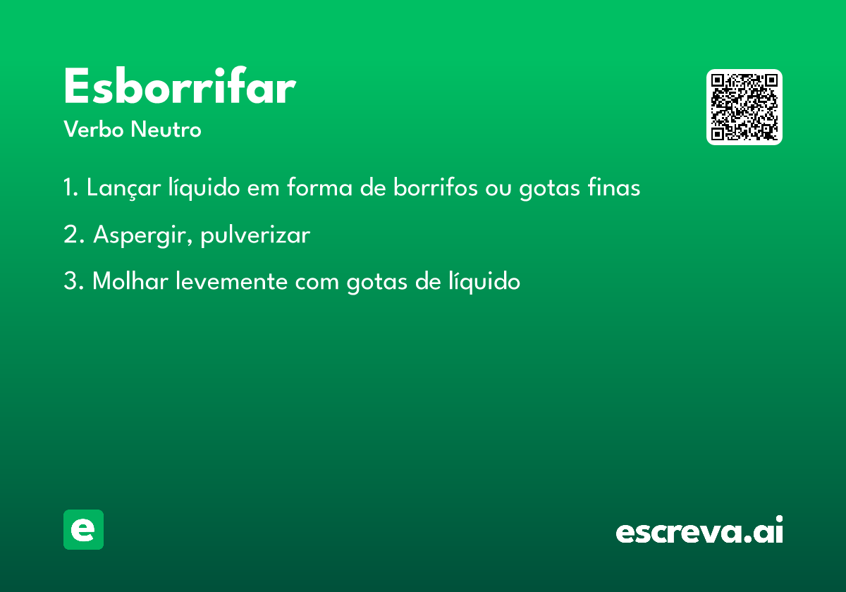 esborrifar