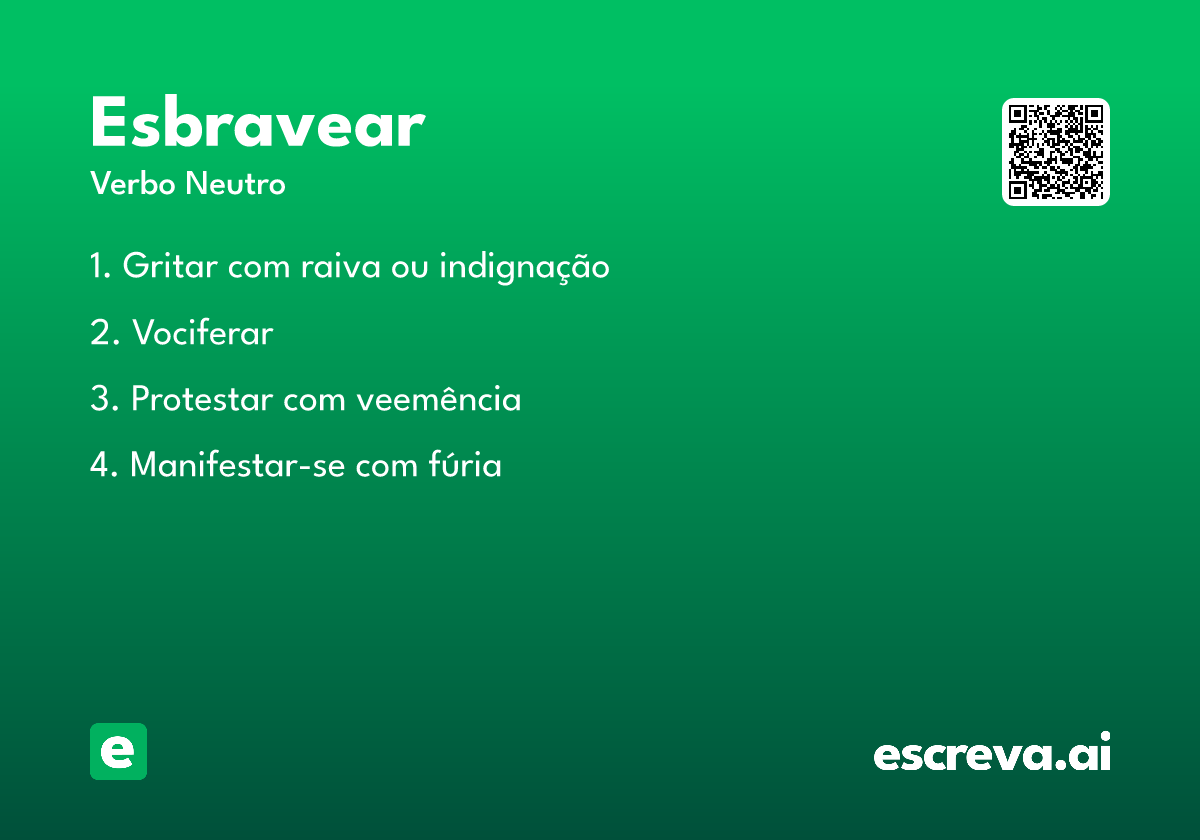 esbravear