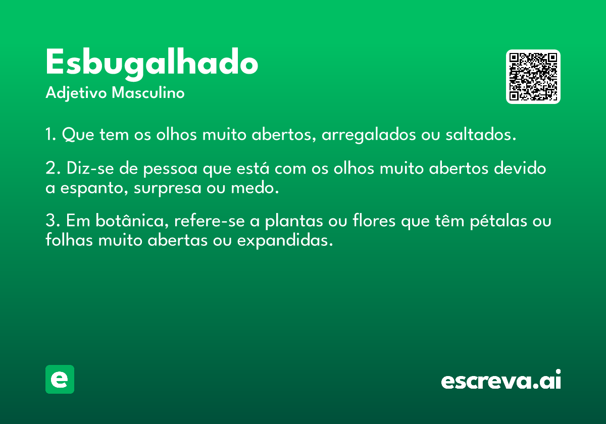 esbugalhado