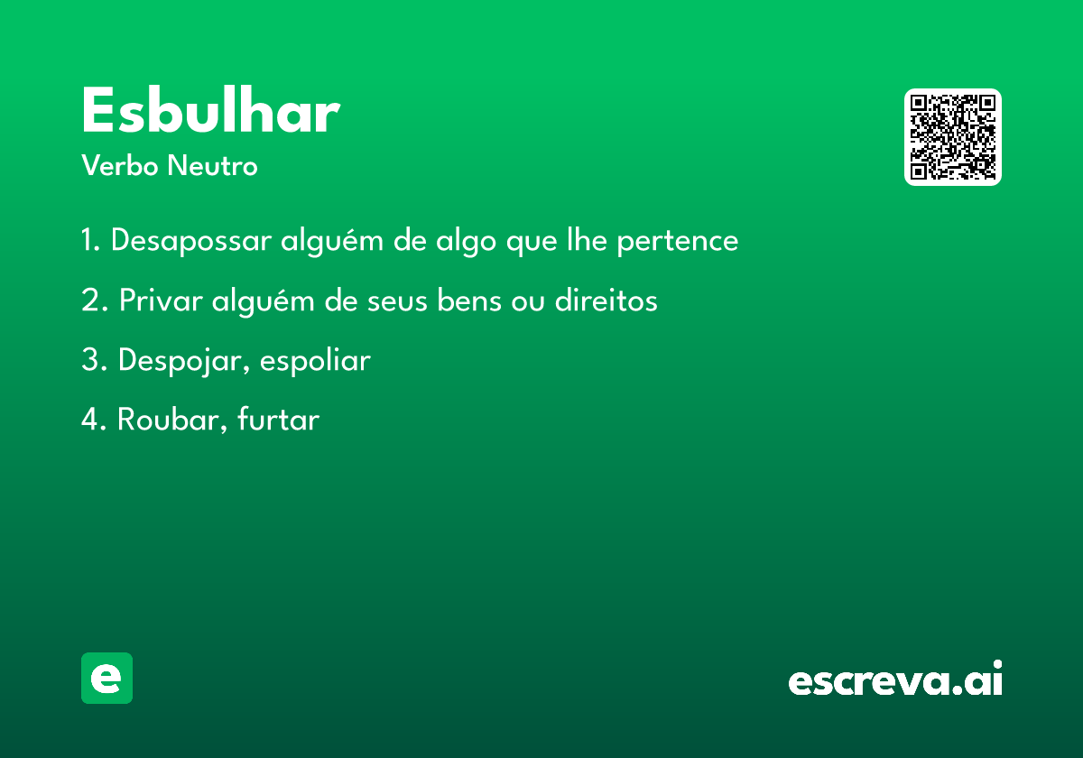 esbulhar