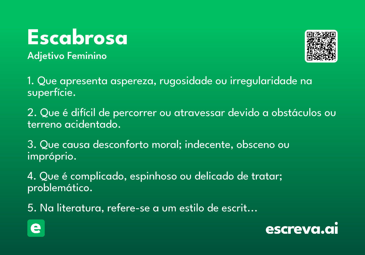 escabrosa