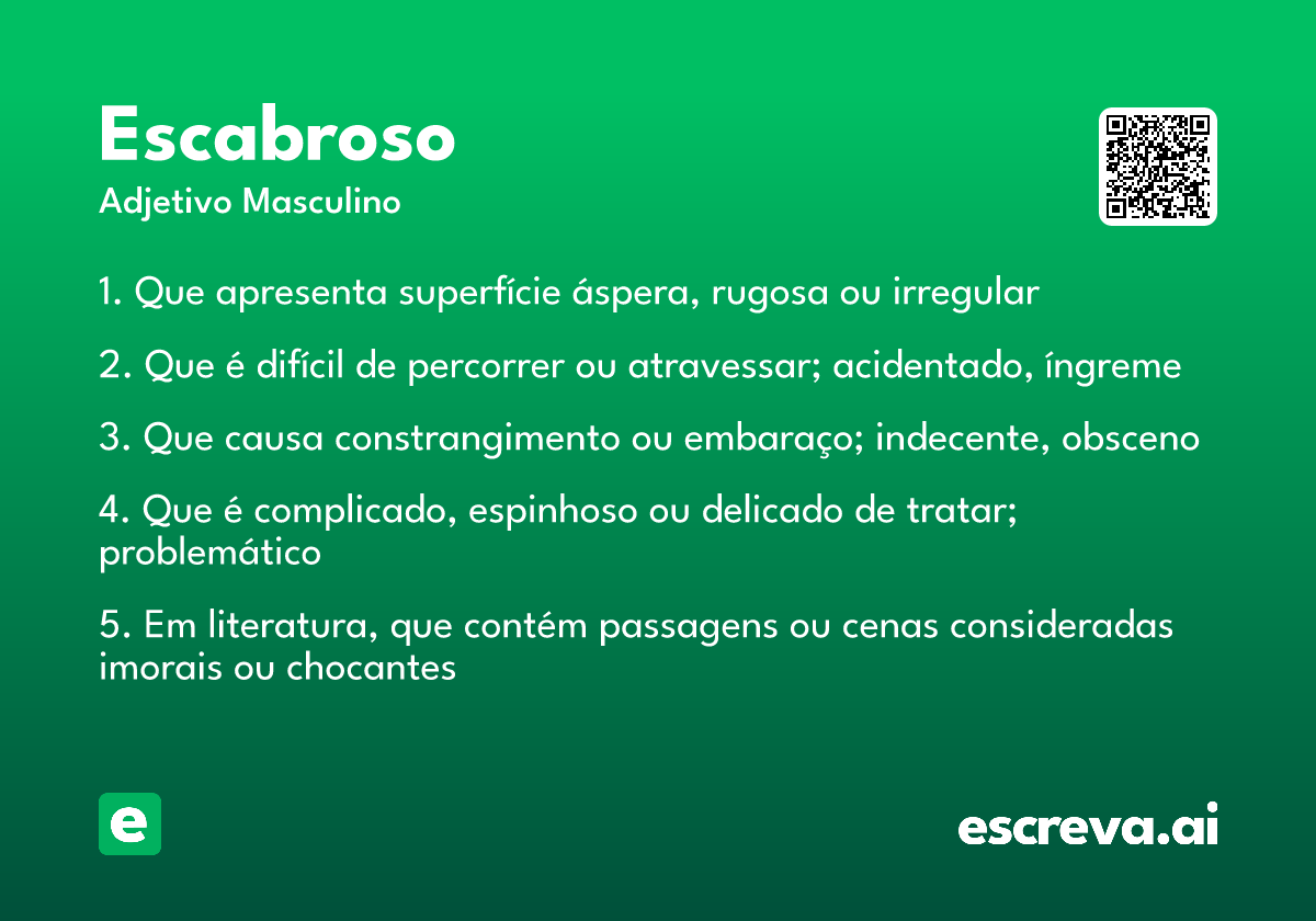escabroso