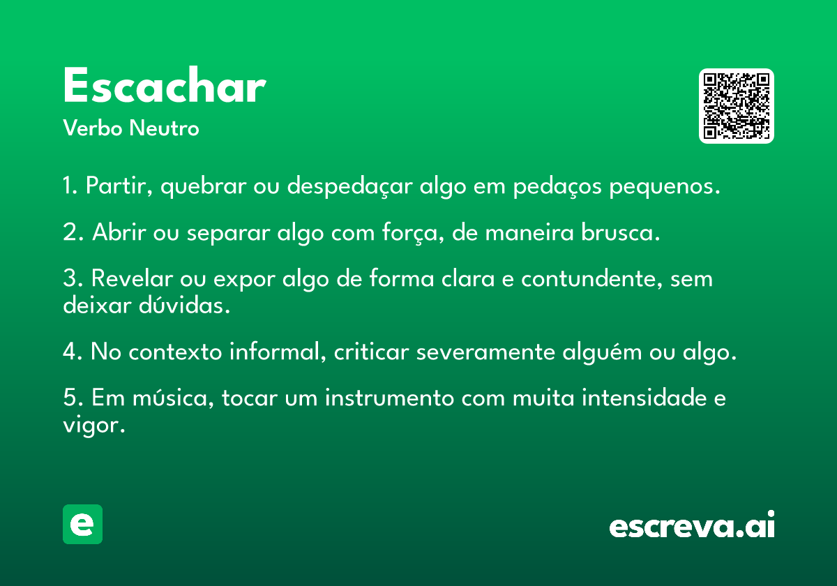 escachar