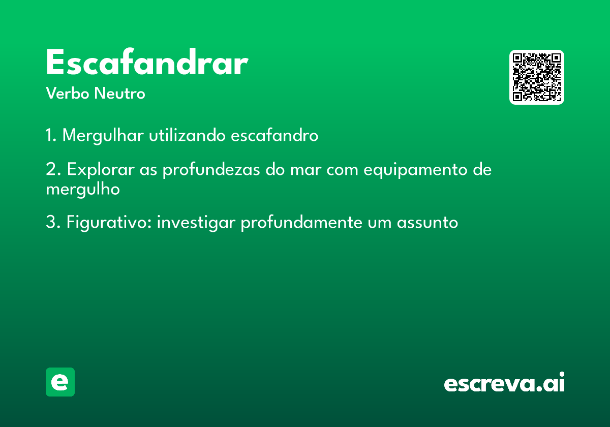 escafandrar