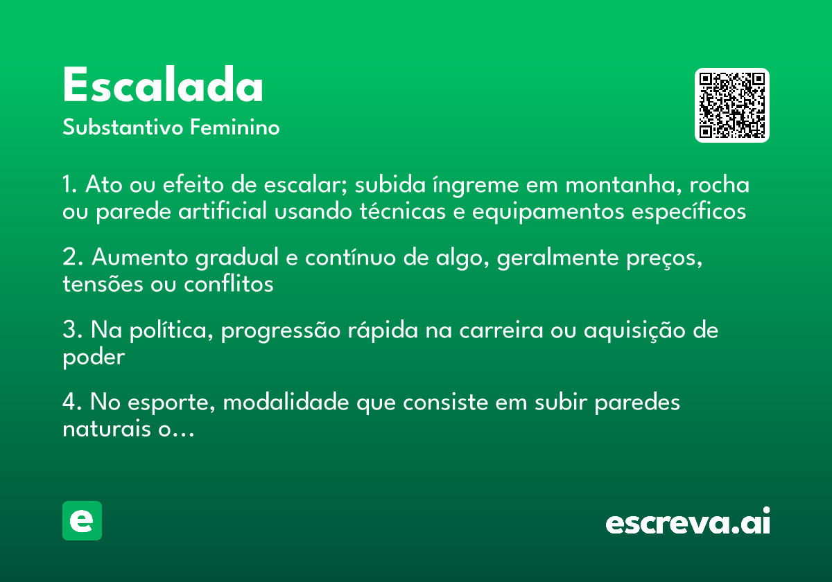 escalada
