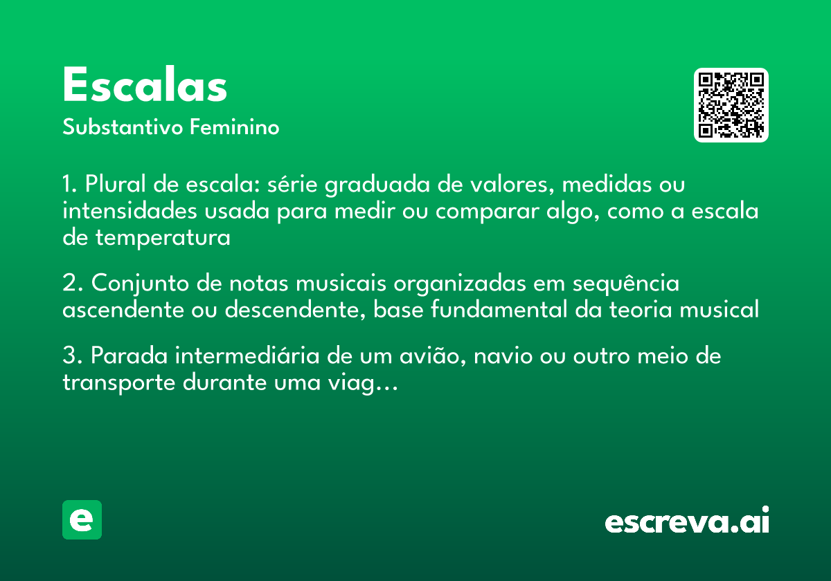 escalas