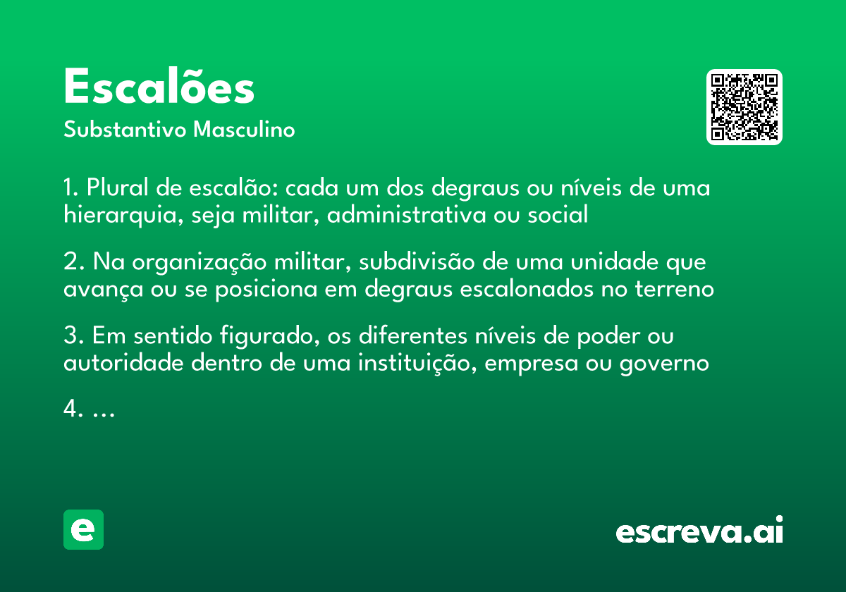 escalões