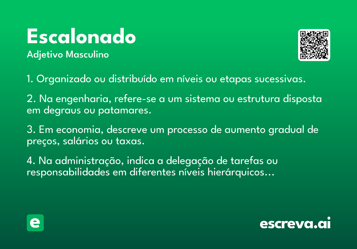 escalonado